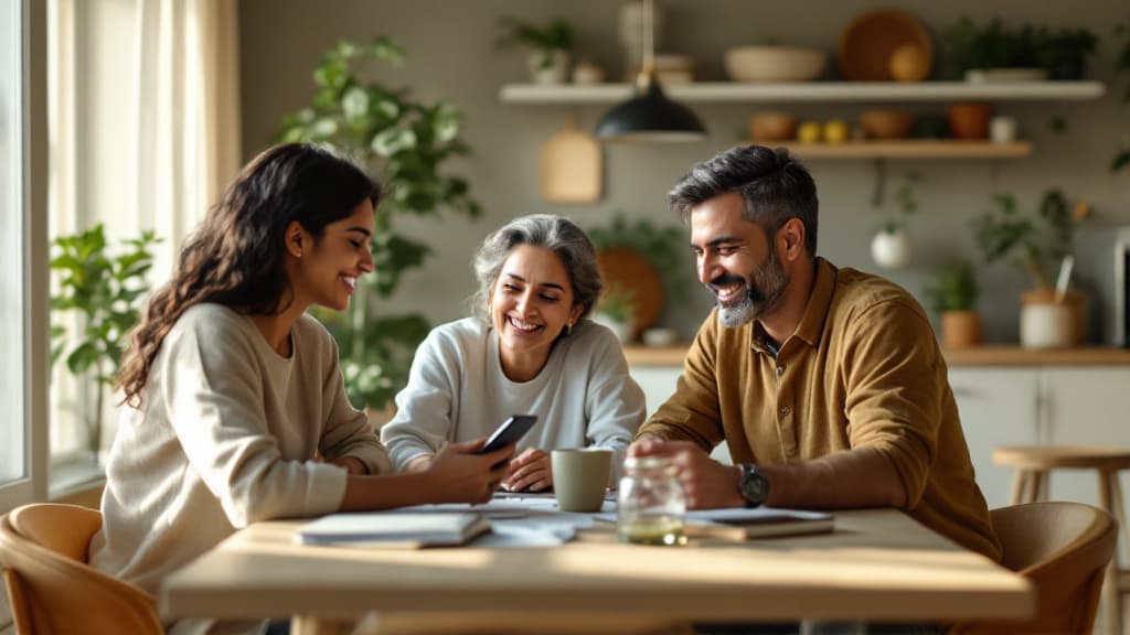 ArthaNest household goals and family coordination view